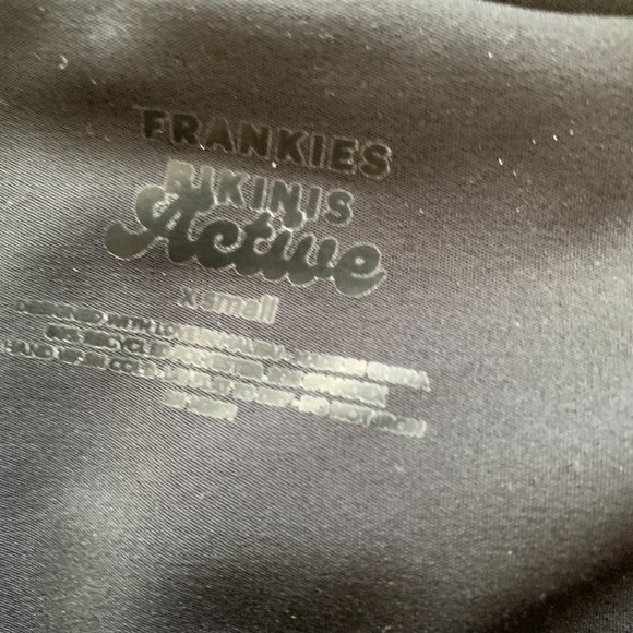 ***RELISTED**BNWT FRANKIES BIKINI WINDY TENNIS MINI SKIRT BLACK SZ XS - Picture 10 of 14